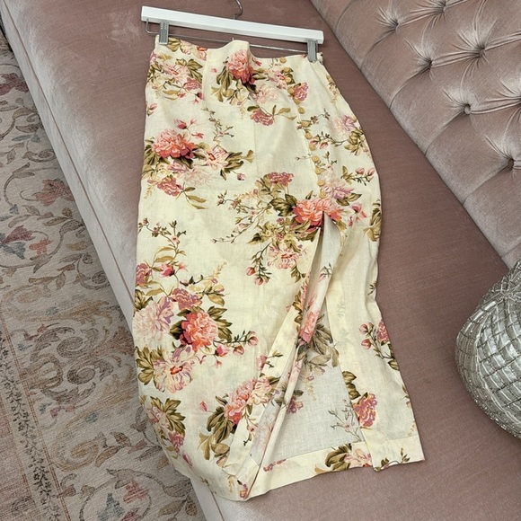 NWT MANGO
Women's Slit Detail Linen Skirt SIZE 8 - Picture 16 of 17